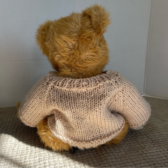 Russ Berry Yankee Doodle Teddy Bear Wearing American Flag Sweater - Picture 3 of 16